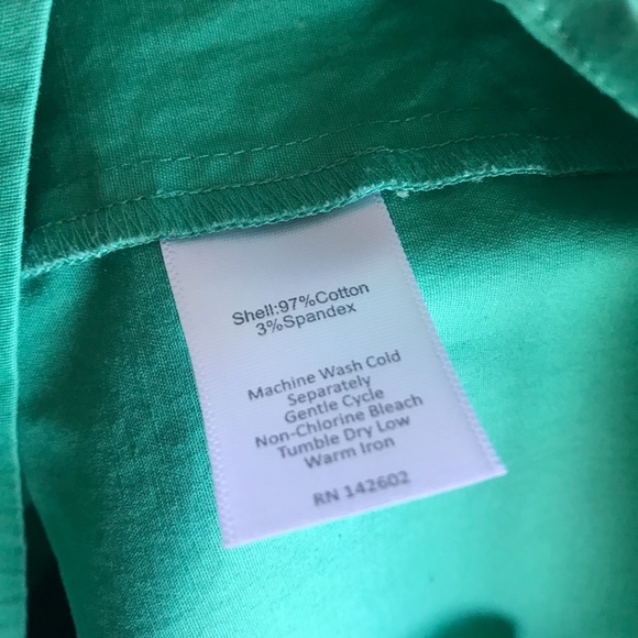 Sail to Sable STS Color-block Blue/green Tunic Dress. XS - Picture 8 of 8